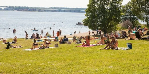 Bada på Engeltofta