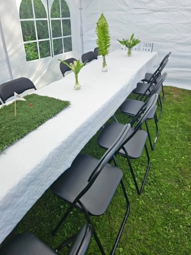 Dukning långbord