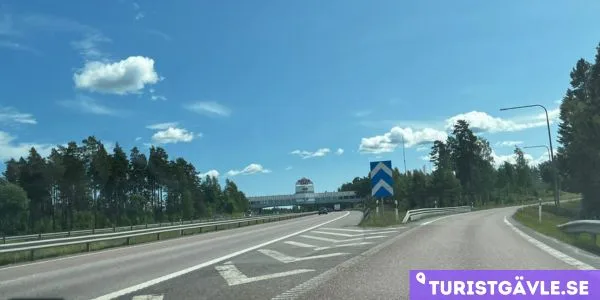 Norra infarten till Gävle Bro