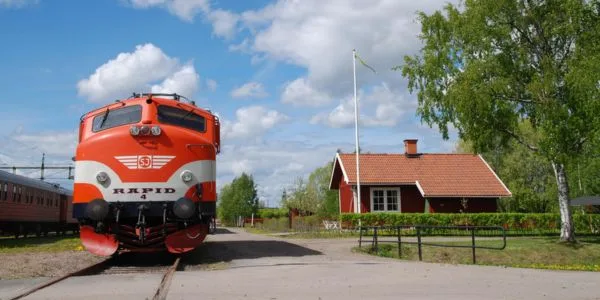 Tåg på Järnvägsmuseet