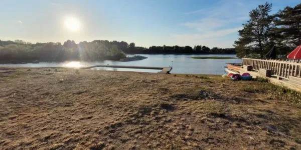 Sandstranden på Älvkarleby camping