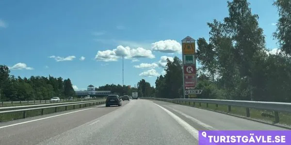 avfart till Gavle Bro